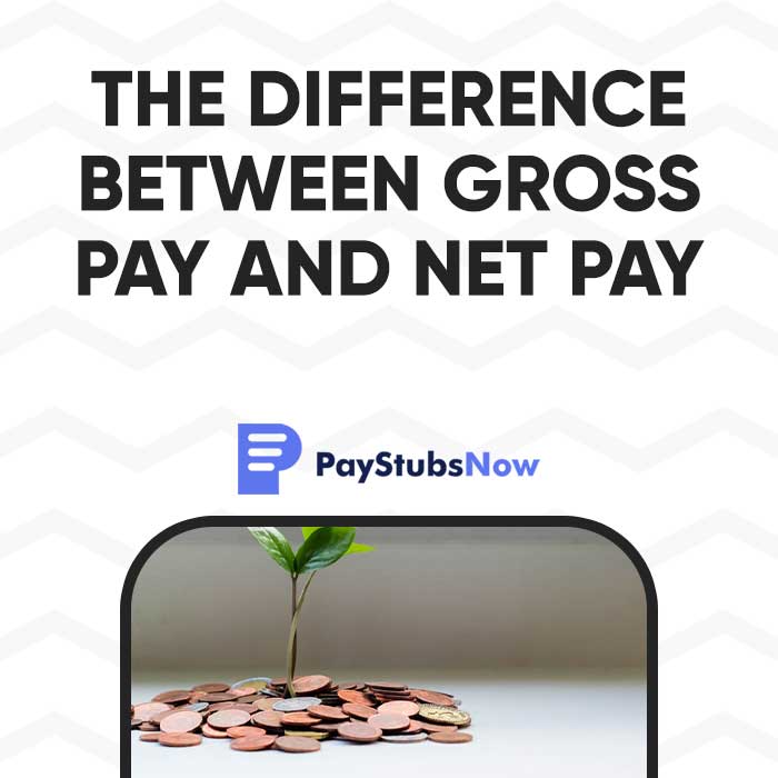 The Difference Between Gross Pay and Net Pay Online Paystub Generator